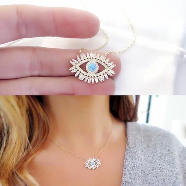 chains 2021 lucky evil eye jewelry gold filled baguette cubic zirconia cz turquoises stone fashion classic necklace wholesale, Silver
chains 2021 lucky evil eye jewelry gold filled baguette cubic zirconia cz turquoises stone fashion classic necklace wholesale, Silver