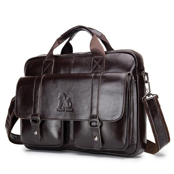 men's briefcase business casual handbag layer leather shoulder messenger computer bag
men's briefcase business casual handbag layer leather shoulder messenger computer bag