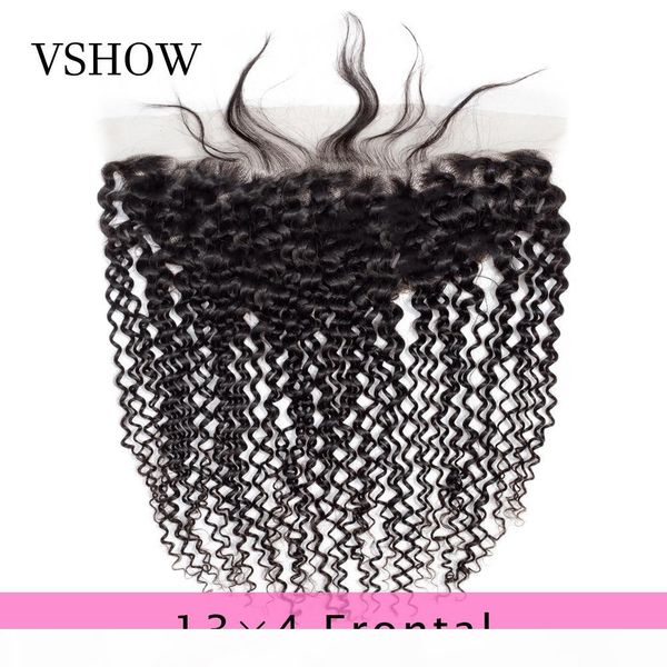 100% human hair extensions kinky curly lace frontal closure 13*4 lace closure remy 8-20 inch natural color vshow hair products, Black
100% human hair extensions kinky curly lace frontal closure 13*4 lace closure remy 8-20 inch natural color vshow hair products, Black