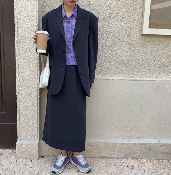 fall 2020 new loose oversize jacket versatile skirt fall 2020 new loose oversize suit jacket coat coat versatile skirt suit 1ya20, Gray
fall 2020 new loose oversize jacket versatile skirt fall 2020 new loose oversize suit jacket coat coat versatile skirt suit 1ya20, Gray