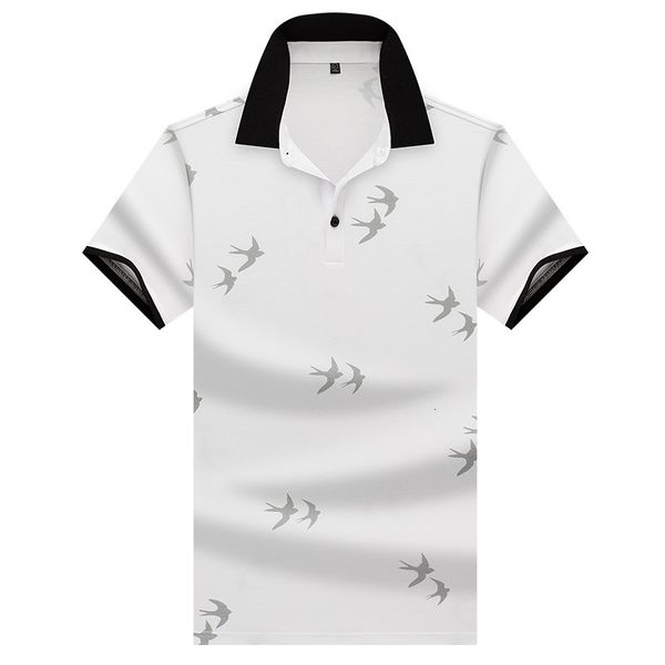 new summer men's short sleeve polo shirt multi colors casual shirts gift for father tees, White;black
new summer men's short sleeve polo shirt multi colors casual shirts gift for father tees, White;black