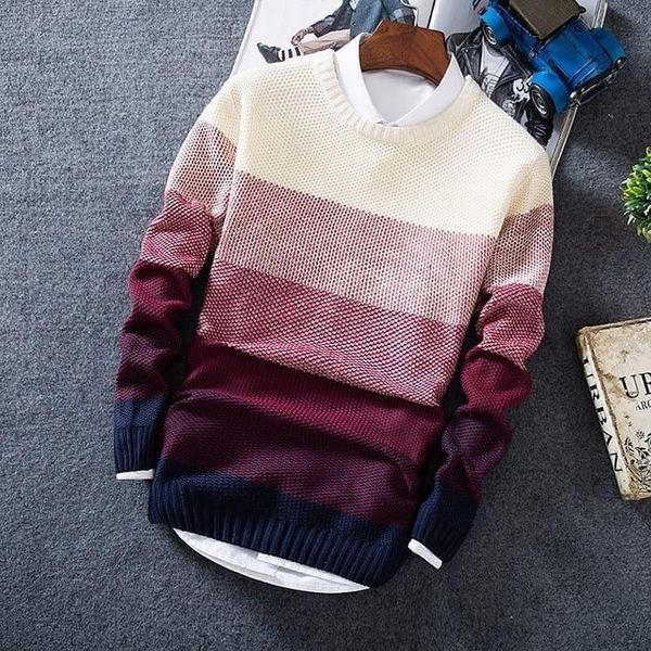 spring autumn men's jacket coat fashion wool striped o-neck slim fit sweater pullovers mens clothing pullover men pull homme, Black;brown
spring autumn men's jacket coat fashion wool striped o-neck slim fit sweater pullovers mens clothing pullover men pull homme, Black;brown