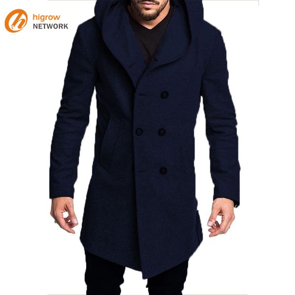 men's wool coat autumn winter mens long trench coat cotton casual woollen men overcoat mens coats and jackets s-3xl, Black
men's wool coat autumn winter mens long trench coat cotton casual woollen men overcoat mens coats and jackets s-3xl, Black