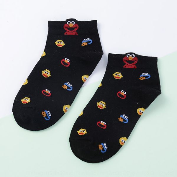 spring and autumn cotton sweat absorption women's sesame street elmo three color boat boat socks funny cartoon card love girl socks mzc, Black
spring and autumn cotton sweat absorption women's sesame street elmo three color boat boat socks funny cartoon card love girl socks mzc, Black