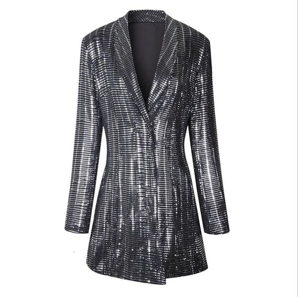 2021 female spring sequins long coat tide streetwear fall fashion thin outwear lady of office blazers casual jackets p362 u0pk, White;black
2021 female spring sequins long coat tide streetwear fall fashion thin outwear lady of office blazers casual jackets p362 u0pk, White;black