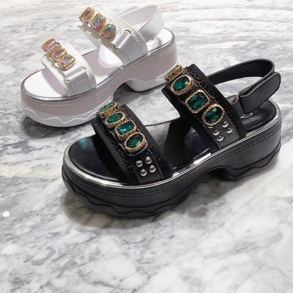 women sandals summer 2020 female shoes woman peep toe wedge comfortable sandals ankle strap platform with crystal beaded1, Black
women sandals summer 2020 female shoes woman peep toe wedge comfortable sandals ankle strap platform with crystal beaded1, Black