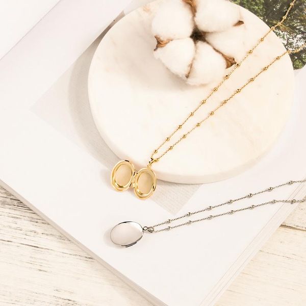 pendant necklaces can open box necklace women delicate beads chain statement for jewelry gift, Silver
pendant necklaces can open box necklace women delicate beads chain statement for jewelry gift, Silver