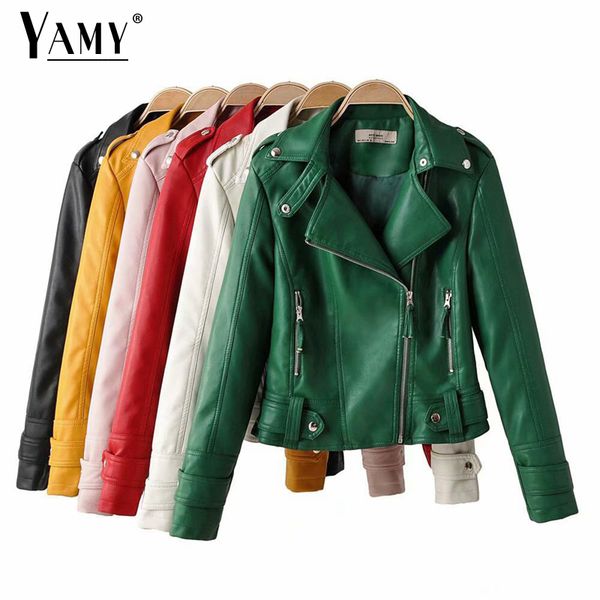 black pu green leather jacket women motorcycle biker jacket moto vintage faux leather jacket red coat fall 2019x1016, Black;brown
black pu green leather jacket women motorcycle biker jacket moto vintage faux leather jacket red coat fall 2019x1016, Black;brown