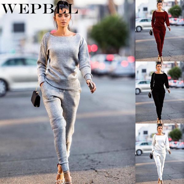wepbel autumn women's solid 2 piece set casual knitted tracksuit sportswear sweatshirts outfits1, Gray
wepbel autumn women's solid 2 piece set casual knitted tracksuit sportswear sweatshirts outfits1, Gray