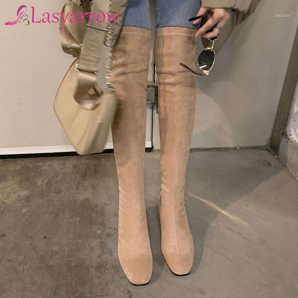 lasyarrow fashion faux suede thigh high boots women 2020 autumn winter shoes square med heels over the knee riding boots1, Black
lasyarrow fashion faux suede thigh high boots women 2020 autumn winter shoes square med heels over the knee riding boots1, Black