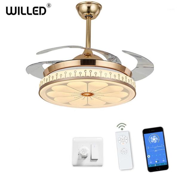 electric fans ceiling fan+lamp lights remote wall control bluetooth frequency conversion invisible leaves home decoration adjustable dimming
electric fans ceiling fan+lamp lights remote wall control bluetooth frequency conversion invisible leaves home decoration adjustable dimming