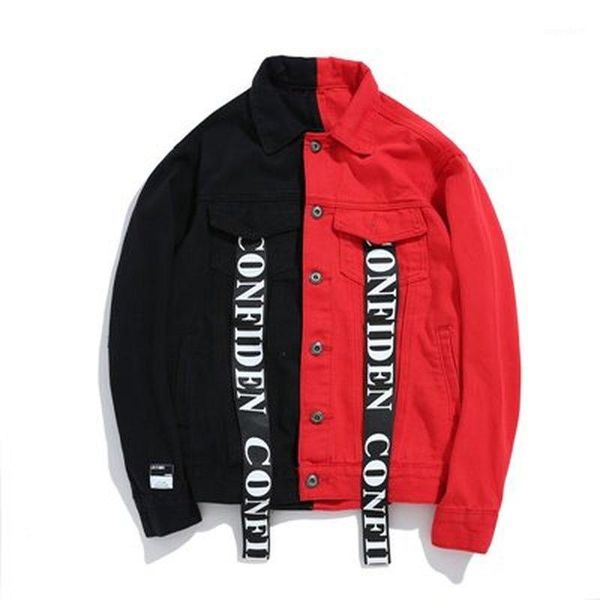 streetwea men black red patchwork printed jeans jackets washed distressed letter ribbon hip hop men motorcycle denim jacket1, Black;brown
streetwea men black red patchwork printed jeans jackets washed distressed letter ribbon hip hop men motorcycle denim jacket1, Black;brown