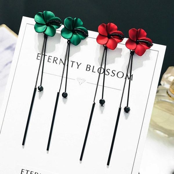 stud korean style spray paint flower earrings for women tassel long fashion summer accessories sweet jewelry brinco, Golden;silver
stud korean style spray paint flower earrings for women tassel long fashion summer accessories sweet jewelry brinco, Golden;silver