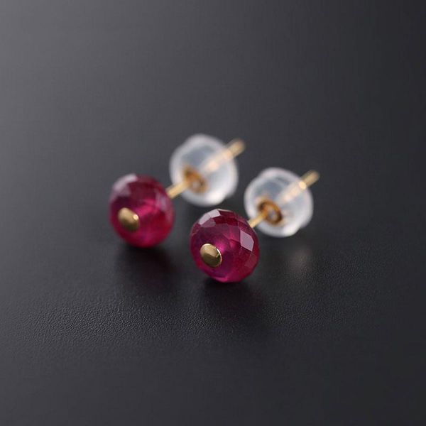 renessa faceted ruby earrings genuine gemstones 18k gold earrings designer, Golden;silver
renessa faceted ruby earrings genuine gemstones 18k gold earrings designer, Golden;silver