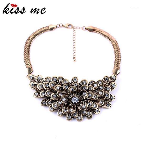 chokers sale novelty old gold color snake chain crystal flowers retro necklace factory wholesale1, Golden;silver
chokers sale novelty old gold color snake chain crystal flowers retro necklace factory wholesale1, Golden;silver