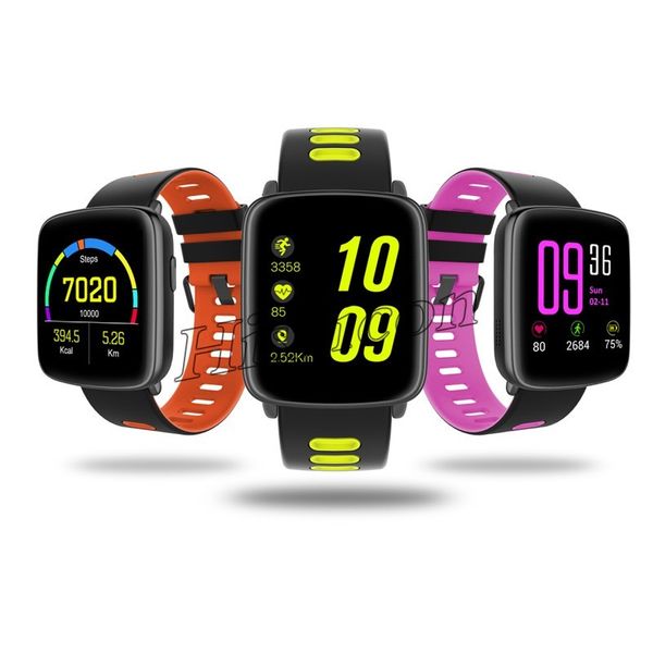10pcs Gv68 Smart Watch Ips Support Heart Rate Monitor Bluetooth Pedometer Dialing Remote Smartwatch Ip68 Waterproof For Ios Iphone Android