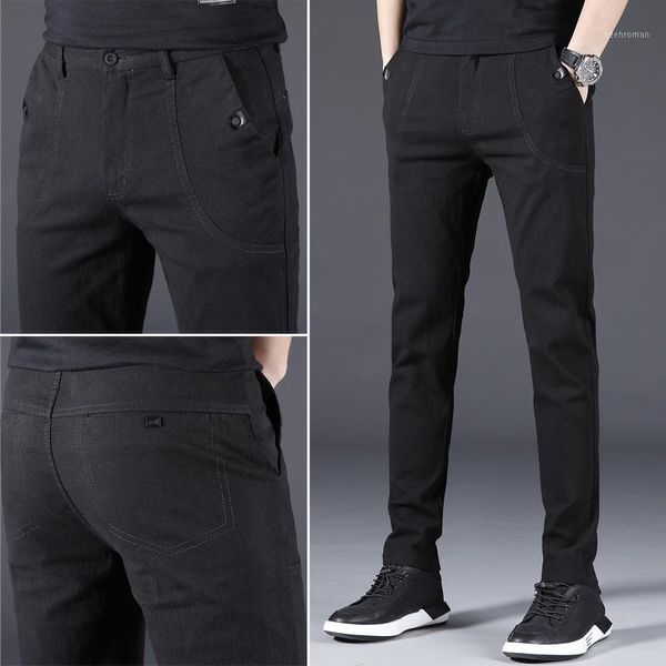 men's business casual pants male elastic straight trousers large size cotton fashion suit pantalones cotton1 men's, Black
men's business casual pants male elastic straight trousers large size cotton fashion suit pantalones cotton1 men's, Black