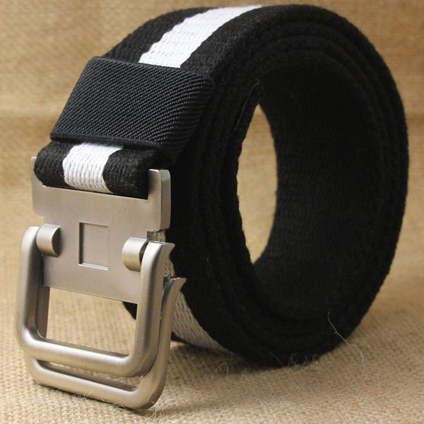 av9qy nnew men's double ring thickened color stripe lengthened casual cloth ringcanvas nnew double men's belt thickened canvascolo, Black;brown
av9qy nnew men's double ring thickened color stripe lengthened casual cloth ringcanvas nnew double men's belt thickened canvascolo, Black;brown