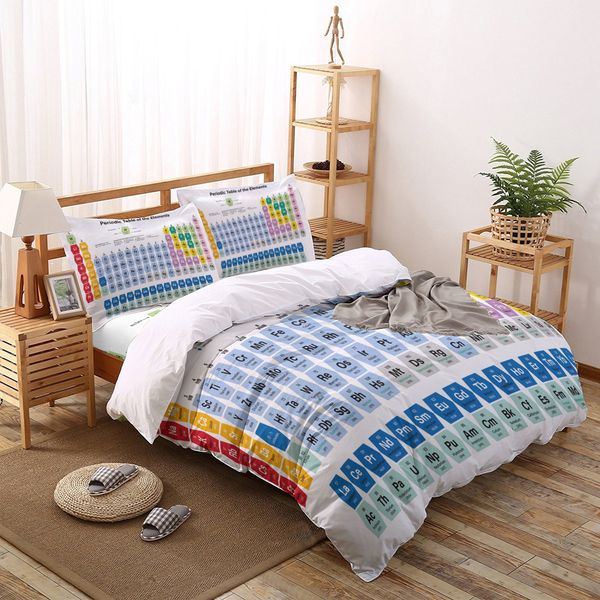 periodic table duvet cover set 2/3/18pcs bedding set bed sheet pillowcases cover set 1012
periodic table duvet cover set 2/3/18pcs bedding set bed sheet pillowcases cover set 1012