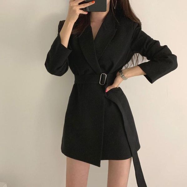 blazer dress women mini party office lady elegant dress female one-piece korean sashes long sleeve clothes autumn, Black;gray
blazer dress women mini party office lady elegant dress female one-piece korean sashes long sleeve clothes autumn, Black;gray