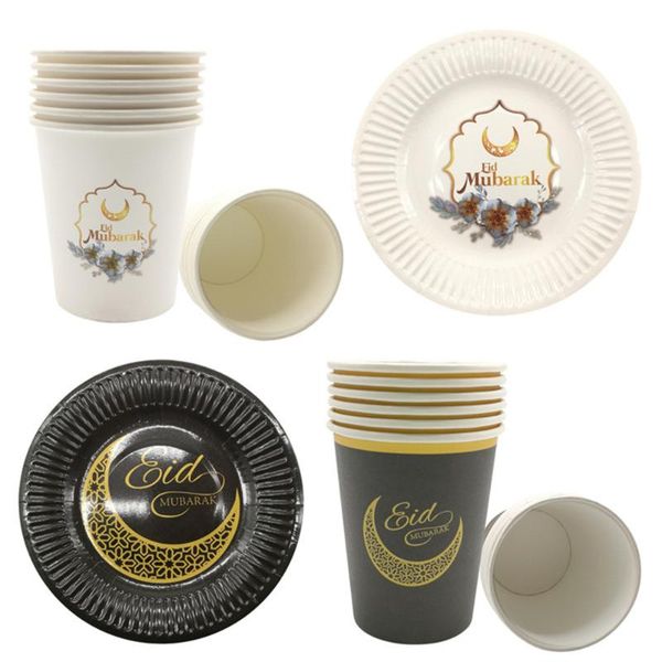 other festive & party supplies 6pcs disposable paper cup plate eid mubarak cups plates for decoration drinkware dishware
other festive & party supplies 6pcs disposable paper cup plate eid mubarak cups plates for decoration drinkware dishware