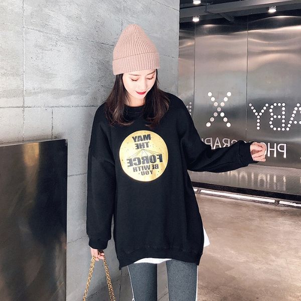 6535 fish scale 2020 spring lazy style women's thin loose thin ins long sweater sweater sleeve mhql2, Black
6535 fish scale 2020 spring lazy style women's thin loose thin ins long sweater sweater sleeve mhql2, Black