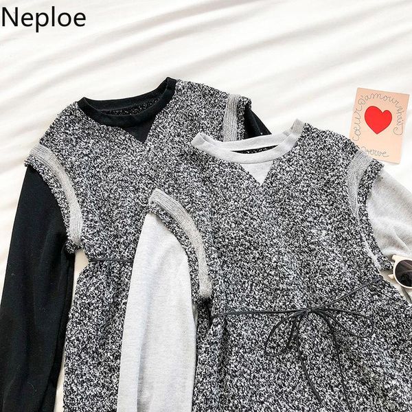 neploe толстовка женщина корейской одежда мода vintage поддельные два толстовки женщина лоскутная сыпучая вскользь тонкая талия топы пальто, Black
neploe толстовка женщина корейской одежда мода vintage поддельные два толстовки женщина лоскутная сыпучая вскользь тонкая талия топы пальто, Black