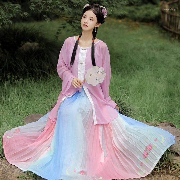 new chinese style traditional and ancient clothes for women ming dynasty summer clothes folk dance performance clothing vo11551, Black;red
new chinese style traditional and ancient clothes for women ming dynasty summer clothes folk dance performance clothing vo11551, Black;red