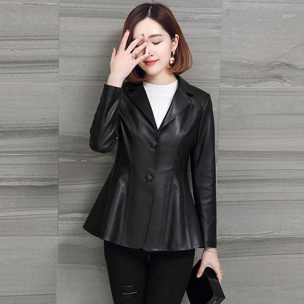 sheepskin coat spring autumn real genuine leather jacket women clothes 2020 korean vintage slim coats outwear women nh59311, Black
sheepskin coat spring autumn real genuine leather jacket women clothes 2020 korean vintage slim coats outwear women nh59311, Black