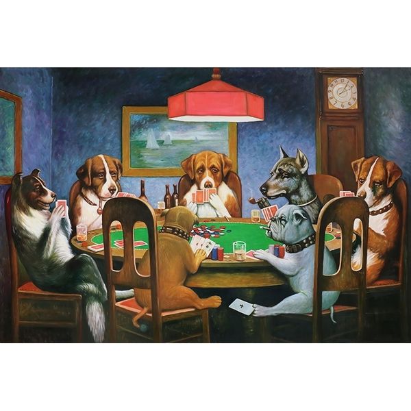 wooden puzzle 300 500 / 1000 large and difficult adults decompression classic oil painting dog playing poker
wooden puzzle 300 500 / 1000 large and difficult adults decompression classic oil painting dog playing poker