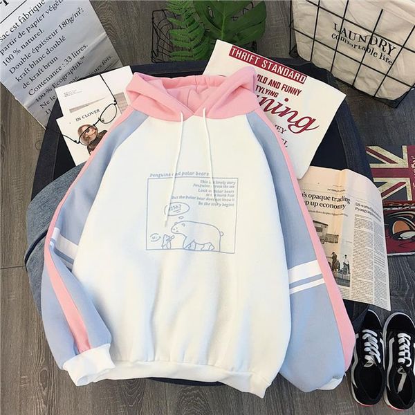 cute печати толстовка толстовка женщины autumu streetwear топы с длинным рукавом толстовки пуловеры girls толстовка цвета негабаритных пэчво, Black
cute печати толстовка толстовка женщины autumu streetwear топы с длинным рукавом толстовки пуловеры girls толстовка цвета негабаритных пэчво, Black
