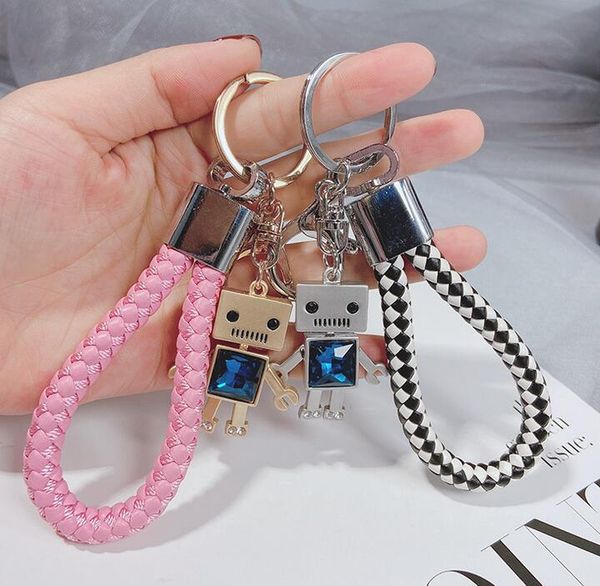 2021 personality alloy keychains astronaut robot knitting pendant keyrings car bags charm key chain keyholder women men birthday present, Silver
2021 personality alloy keychains astronaut robot knitting pendant keyrings car bags charm key chain keyholder women men birthday present, Silver