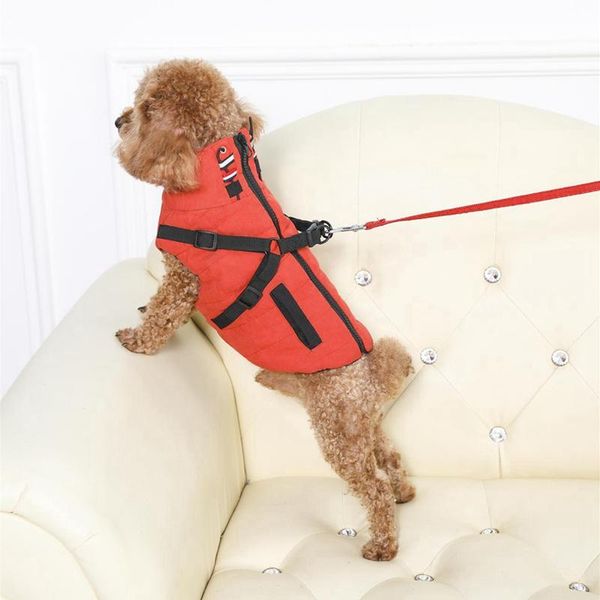 dog apparel winter cold weather warm vest multifunctional harness clothes pet outdoor walking accessories
dog apparel winter cold weather warm vest multifunctional harness clothes pet outdoor walking accessories