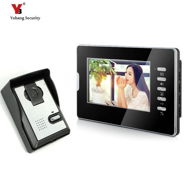 yobang security wired 7"inch monitor video intercom doorbell door phone video intercom entry access system 1 camera 1 monitor
yobang security wired 7"inch monitor video intercom doorbell door phone video intercom entry access system 1 camera 1 monitor