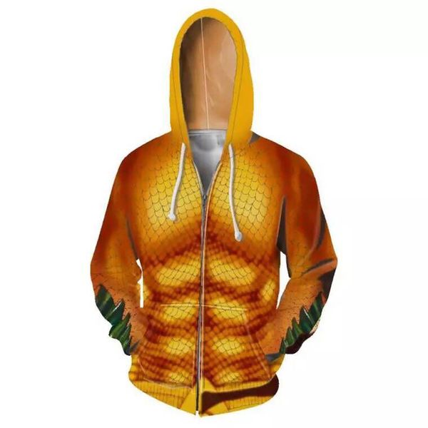 2019 new movie aquaman costume sweatshirts 3d printing zipper hooded men cosplay hoodies spring jacket, Black
2019 new movie aquaman costume sweatshirts 3d printing zipper hooded men cosplay hoodies spring jacket, Black