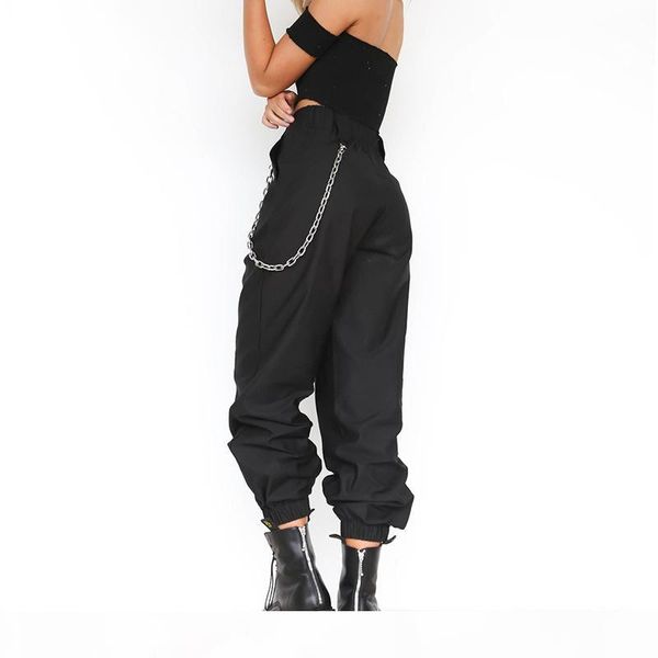 women pants new designer sport pants pure color casual new fashion streetwear for ladies cool trousers for ladies, Black;white
women pants new designer sport pants pure color casual new fashion streetwear for ladies cool trousers for ladies, Black;white