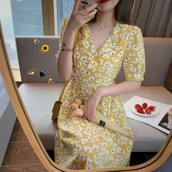 yellow daisy short-sleeved dress 2020 summer new french first love floral mid-length suspender skirt dressdress dresssuspender skirt qr8ch q, Black;gray
yellow daisy short-sleeved dress 2020 summer new french first love floral mid-length suspender skirt dressdress dresssuspender skirt qr8ch q, Black;gray