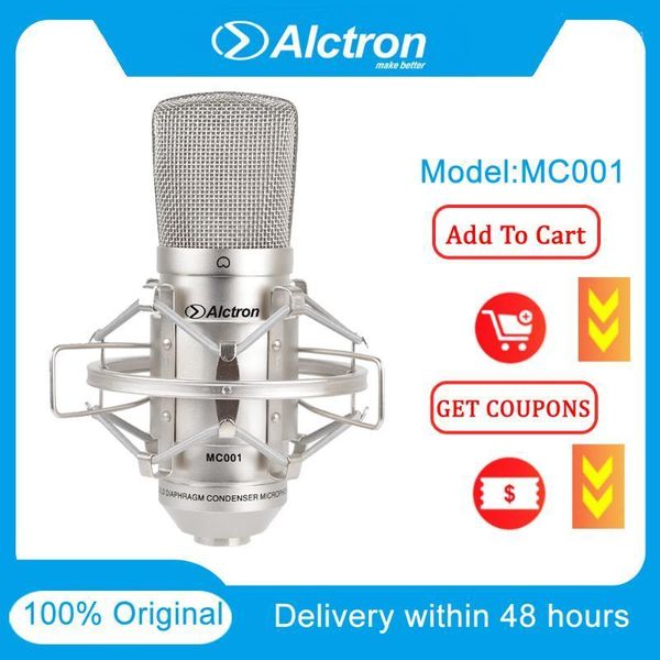 100% original alctron mc001 professional large diaphragm fet studio condenser microphone recording microphone1
100% original alctron mc001 professional large diaphragm fet studio condenser microphone recording microphone1