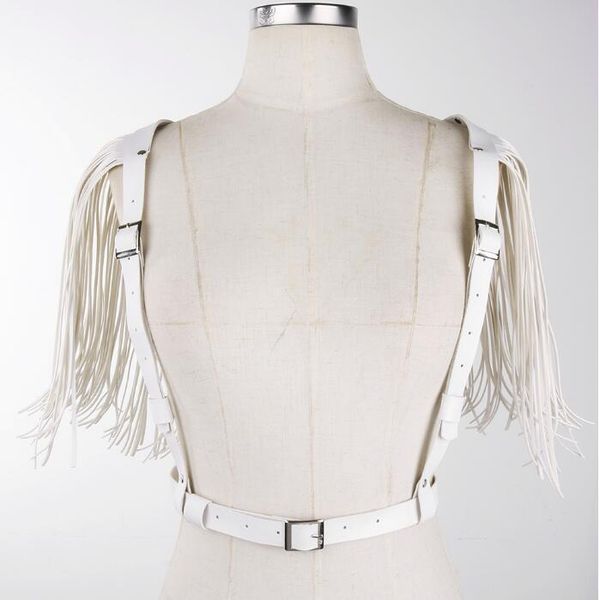 trendy women belts lingerie harajuku harness fetish body cage garter adjustable tassel shoulder belts, Black;brown
trendy women belts lingerie harajuku harness fetish body cage garter adjustable tassel shoulder belts, Black;brown