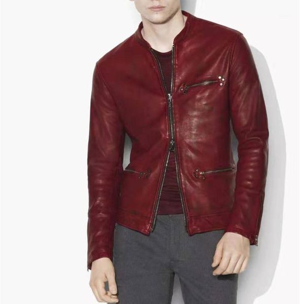 burst crystal vegetable tanned rust red italian sheepskin designer original men's leather jacket leather jacket1, Black
burst crystal vegetable tanned rust red italian sheepskin designer original men's leather jacket leather jacket1, Black