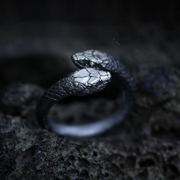 cluster rings gothic double snake ring adjustable 316l stainless steel reptile men women fashion punk jewelry, Golden;silver
cluster rings gothic double snake ring adjustable 316l stainless steel reptile men women fashion punk jewelry, Golden;silver