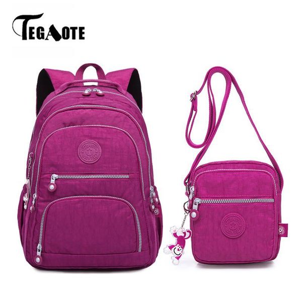 tegaote 2pcs набор женщин рюкзак schoolbag для подростков девочек mochila feminina back pack композитный плечи путешествия bagpack kid yxlqf
tegaote 2pcs набор женщин рюкзак schoolbag для подростков девочек mochila feminina back pack композитный плечи путешествия bagpack kid yxlqf