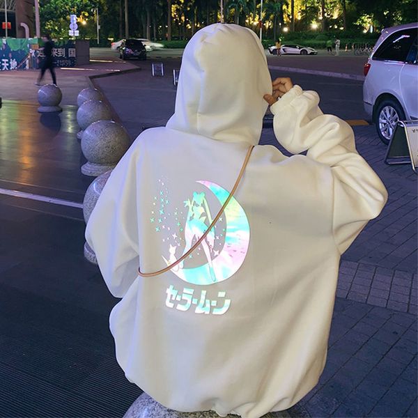 2021 new sailor moon print hoodie female reflexive loosed animated manga long sweater streetwear nightgown oversize 3ze2, Black
2021 new sailor moon print hoodie female reflexive loosed animated manga long sweater streetwear nightgown oversize 3ze2, Black
