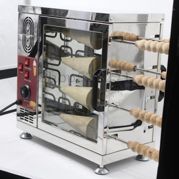 chimney cake oven for dessert shop stainless steel deskbread roll waffle baking machine1
chimney cake oven for dessert shop stainless steel deskbread roll waffle baking machine1