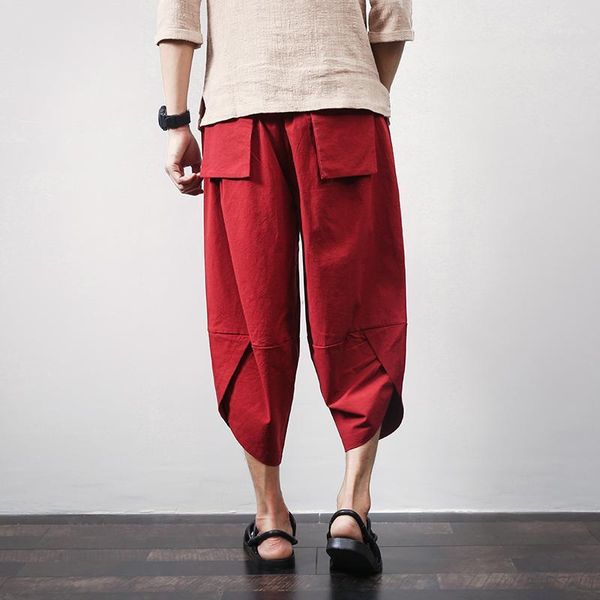 linen china wind loose pants beam cotton and linen pants men's wide-bodied harem loose summer big section nine poi1, Black
linen china wind loose pants beam cotton and linen pants men's wide-bodied harem loose summer big section nine poi1, Black