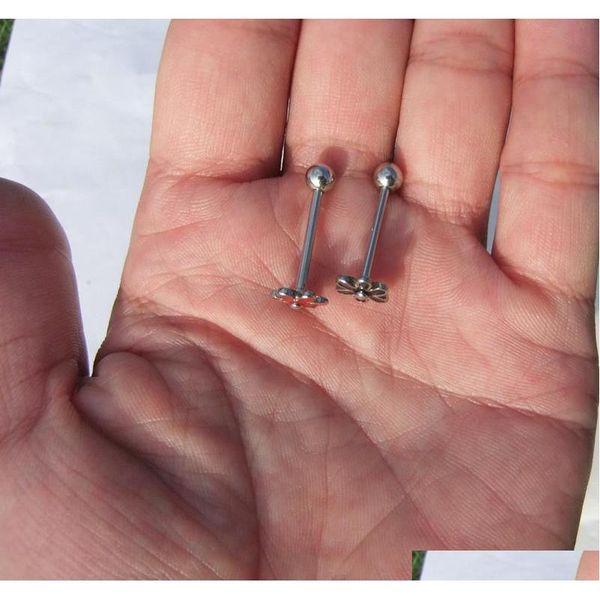 fashion cute black white red flowers tongue rings tongue studs 14g titanium steel barbell ring nipple body piercing jllned yummy_shop, Silver
fashion cute black white red flowers tongue rings tongue studs 14g titanium steel barbell ring nipple body piercing jllned yummy_shop, Silver