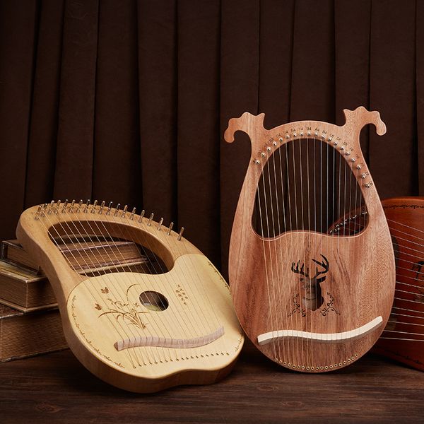 19-string beginner lycra 16-string small harp 10-string lyre small portable musical instrument 
19-string beginner lycra 16-string small harp 10-string lyre small portable musical instrument