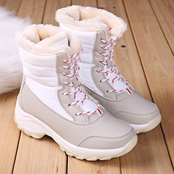зима женщины boots круглого toe fur снег сапоги женщина дама плоского зима скольжение на снеге waterproof rubber большого размера, Black
зима женщины boots круглого toe fur снег сапоги женщина дама плоского зима скольжение на снеге waterproof rubber большого размера, Black