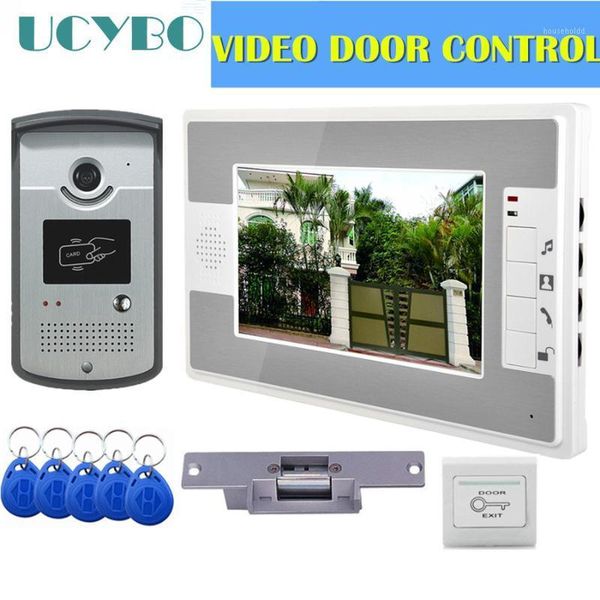 video intercom access control system door camera waterproof 1000tvl rfid electric door lock 7" video phone entry system1
video intercom access control system door camera waterproof 1000tvl rfid electric door lock 7" video phone entry system1