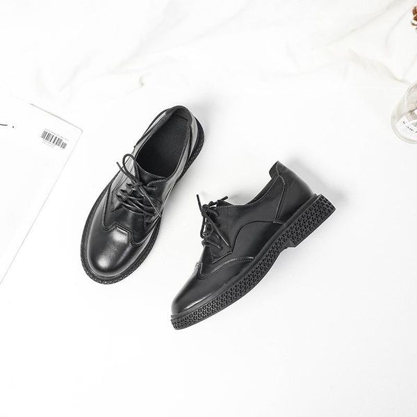 boots women flats british style oxford shoes casual lace up pu ankle female creepers ladies 9181, Black
boots women flats british style oxford shoes casual lace up pu ankle female creepers ladies 9181, Black